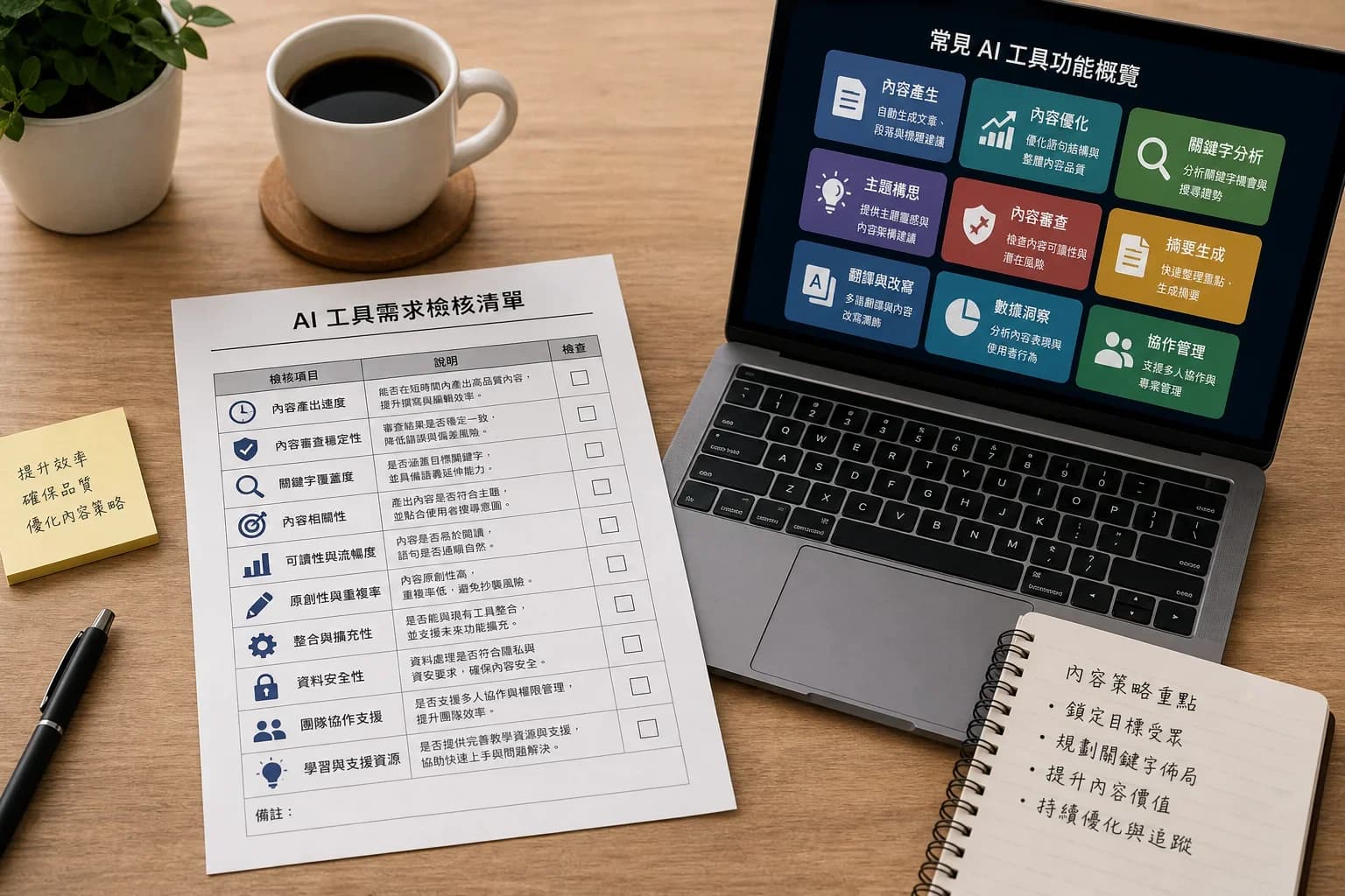 最佳AI工具推薦,5種需求場景與價格帶選法,少花冤枉錢