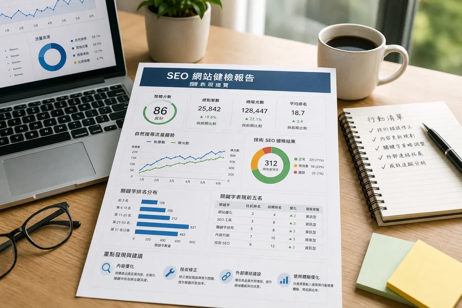 針對小型企業的SEO健檢報告指南,6項診斷到回本線